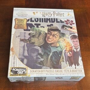 Harry Potter Wizarding World Prime Scratch Off Puzzle 500 Piece 18x24”New Sealed